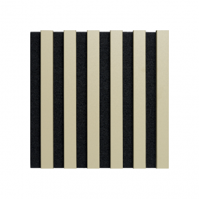 Wall panel WOODLINE 300x300 olive green/black