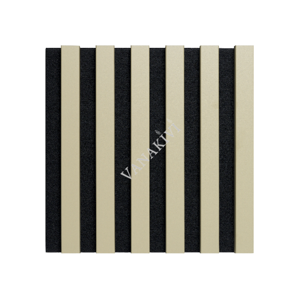 Wall panel WOODLINE 300x300 olive green/black