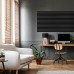 Wall panel WOODLINE 2700x300 black (matte)/black Wall panel WOODLINE 2700x300 black (matte)/black