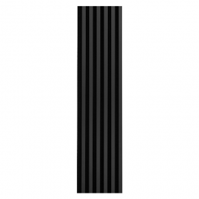 Wall panel WOODLINE 2700x300 black (matte)/black