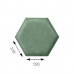 Wall panel SOFTLINE hexagon 6x150 RIVIERA 34