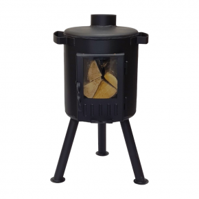 Tent stove "Pursuika" (glass door)