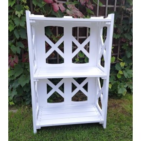 Garden shelf Stoveman 72x112cm white