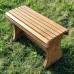 Cemetery bench Stoveman 80x32x47cm oiled