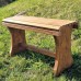 Cemetery bench Stoveman 80x32x47cm oiled