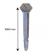 Ground screw post support PWM 68x1200mm
