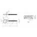 Swing hanger MHW 130mm M8