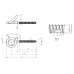 Swing hanger MHW 140mm M10