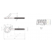 Swing hanger MHW 160mm M10