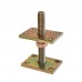 Adjustable post support ACF 100x70x8/M20x150mm