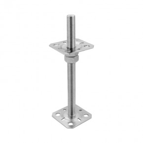 Adjustable post support PSR 80x80x3/M20x250mm