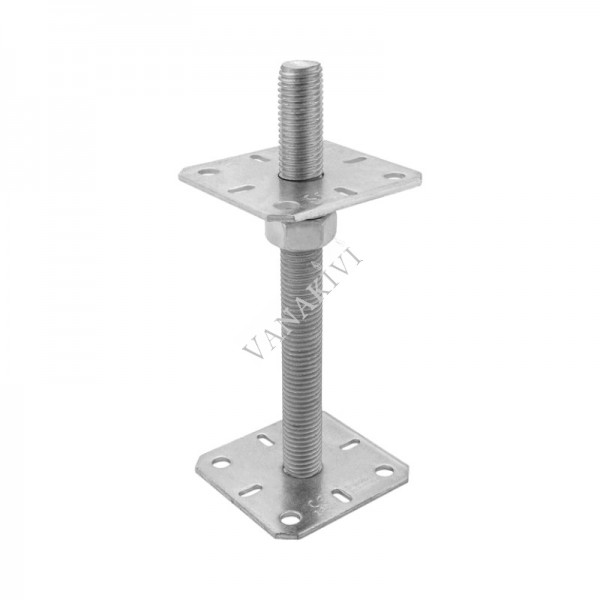 Adjustable post support PSR 100x100x4/M24x250mm