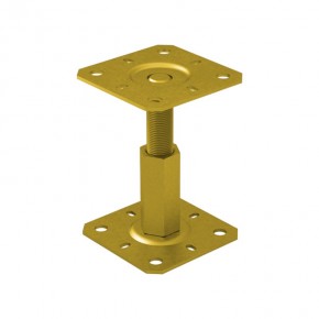 Adjustable post support PR 100x100/M20x100-150mm YZN