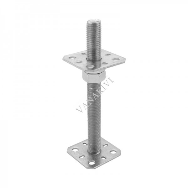 Adjustable post support PSR 80x80x4/M24x250mm