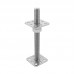 Adjustable post support PSR 80x80x4/M24x250mm