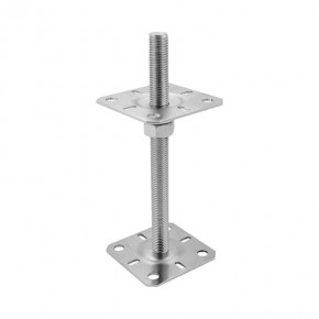 Adjustable post support PSR 100x100x3/M20x250mm