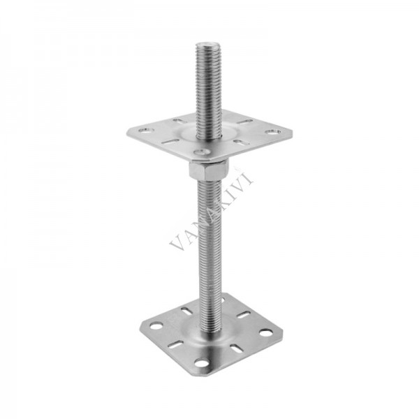 Adjustable post support PSR 100x100x3/M20x250mm