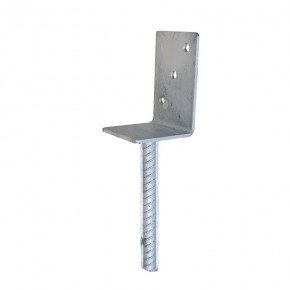 Post supports for concrete L-type 84x90x130 5,0mm