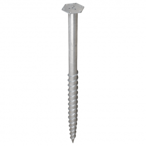 Ground screw post support PWM 76x1600mm