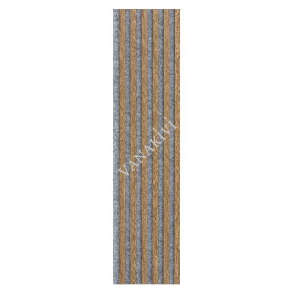 Wall panel WOODLINE 2700x300 oak light/grey Wall panel WOODLINE 2700x300 oak light/grey