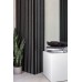 Wall panel WOODLINE 2700x300 black (matte)/grey