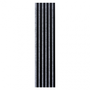 Wall panel WOODLINE 2700x300 black (matte)/grey