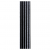 Wall panel WOODLINE 2700x300 black (matte)/grey