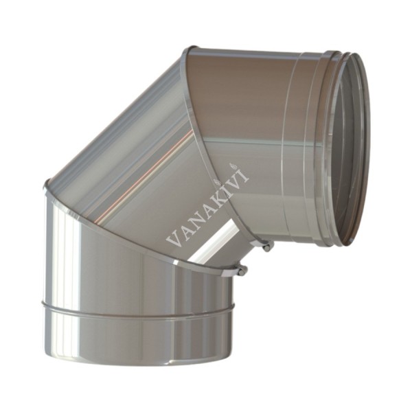 Chimney liner Vilpra SW elbow 200mm/adjustable 0-90°