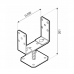 Base post supports for concrete R65 U-type 0-200x60x136 4,0mm