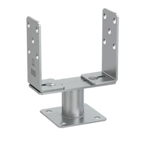 Base post supports for concrete R65 U-type 0-200x60x136 4,0mm
