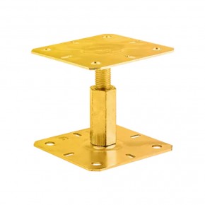 Adjustable post support PR 130x130/M20x100-150mm YZN