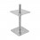 Adjustable post support PSR 130x130x4/M24x250mm