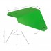 Kiigepostide nurgaühendus 90x90x3mm/100° roheline