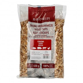 Smoking chips CHERRY 6-8mm 450g BROWIN