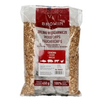 Smoking chips CHERRY 1-3mm 450g BROWIN