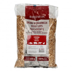 Smoking chips CHERRY 1-3mm 450g BROWIN