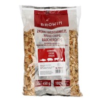 Smoking chips CHERRY 9-12mm 450g BROWIN