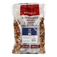 Smoking chips PLUM 6-8mm 450g BROWIN