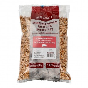 Smoking chips 70% ALDER + 30% BEECH 6-8mm 450g BROWIN