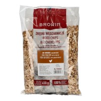 Smoking chips 50% APPLE + 50% BEECH 6-8mm 450g BROWIN