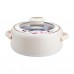 Thermal serving pot Nayasa Coral 2,0L cream glass