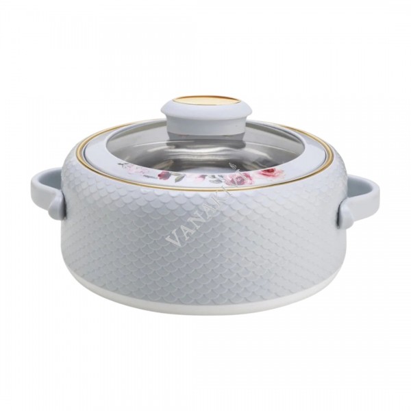 Thermal serving pot Nayasa Coral 2,0L gray glass