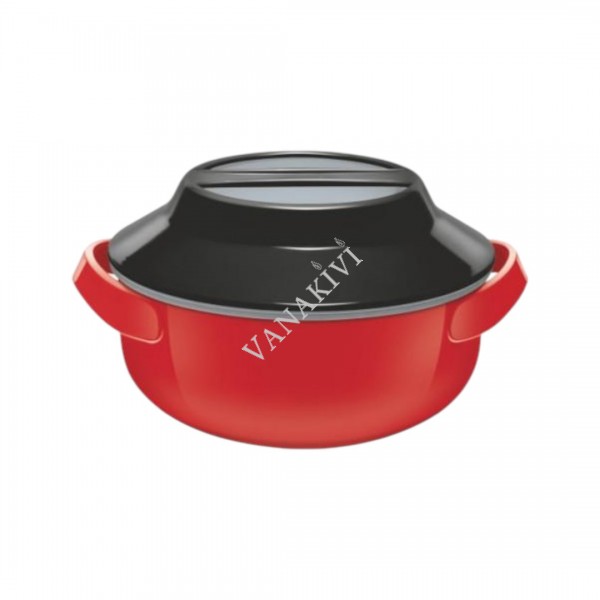 Thermal serving pot Milton Microwow 1,0L red