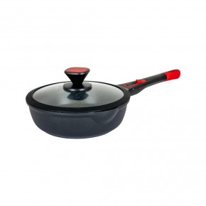 Sauce pan Chef & Cook 24cm marble-coated, with lid