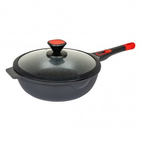 Sauce pan Chef & Cook 28cm marble-coated, with lid