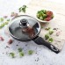 Fry pan Tiross 20cm marble-coated, with lid