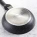 Fry pan Tiross 20cm marble-coated, with lid
