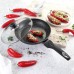 Fry pan Tiross 28cm marble-coated, with lid