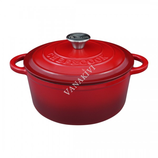Owen pot Chef & Cook 4,85L red Owen pot Chef & Cook 4,85L red