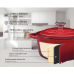 Ahjupott Chef & Cook 6,0L punane Ahjupott Chef & Cook 6,0L punane